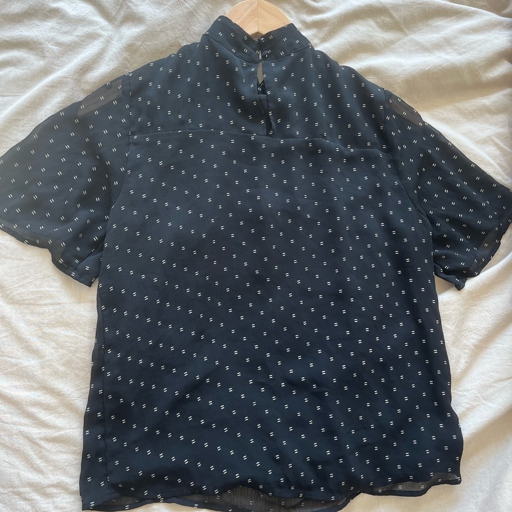 Patterned Work Blouse